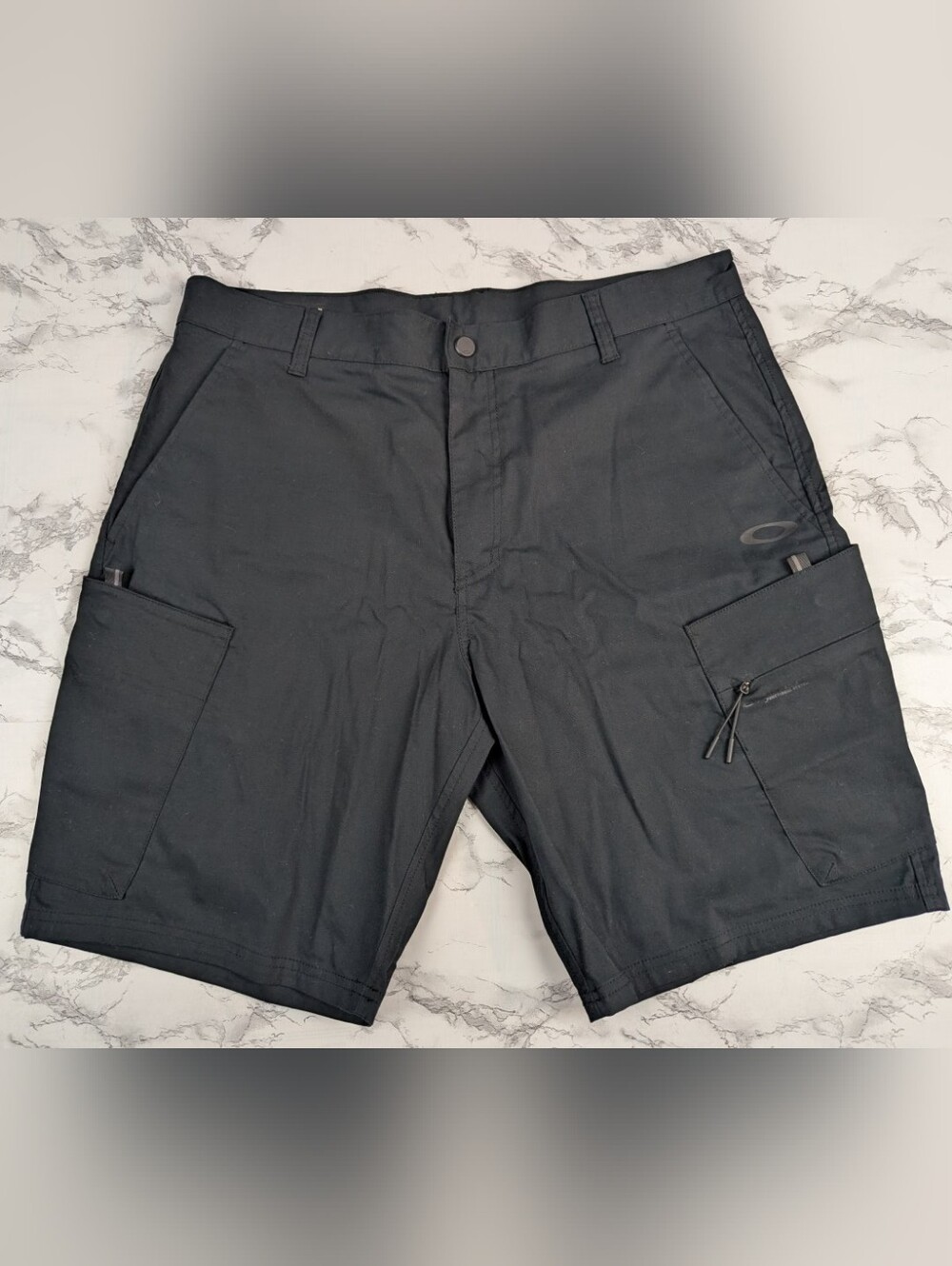 Oakley Size 38 Men's Stretch Cargo Shorts Dark Gray Regular Fit Tactical Hiking